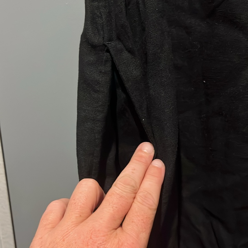 Old Navy Black Button-Front Maxi Dress - Picture 2 of 6